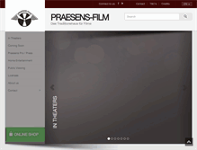 Tablet Screenshot of en.praesens.com