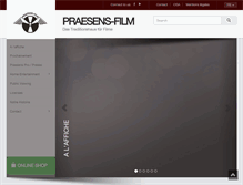 Tablet Screenshot of fr.praesens.com